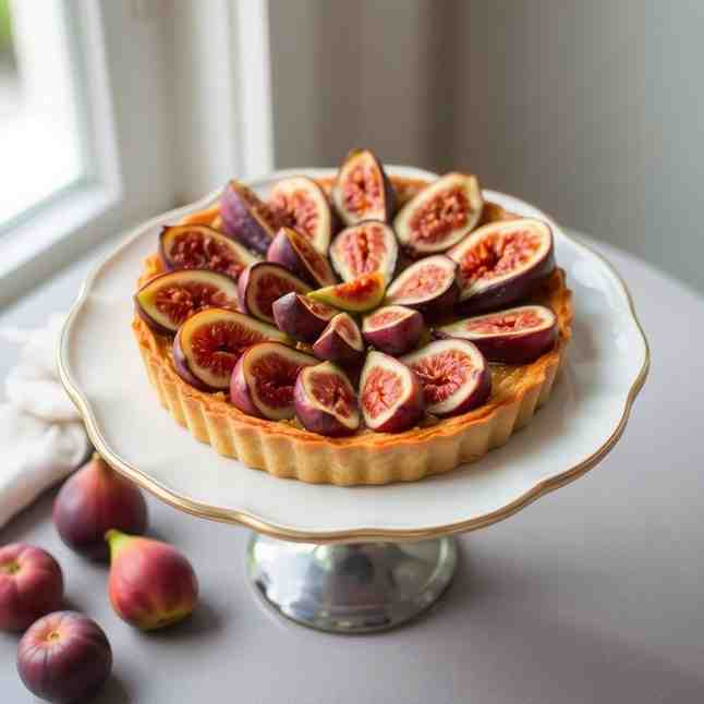 Easy Fig Tart - Fruit Tarts Cake
